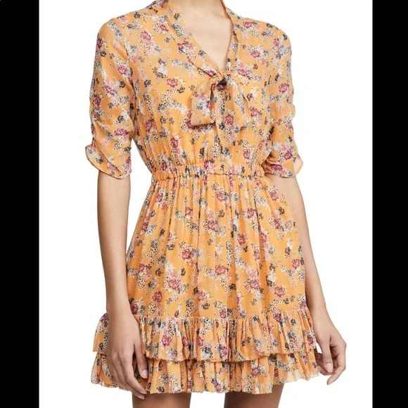 Nicholas Ruffle Mini Dress - Picture 2 of 12